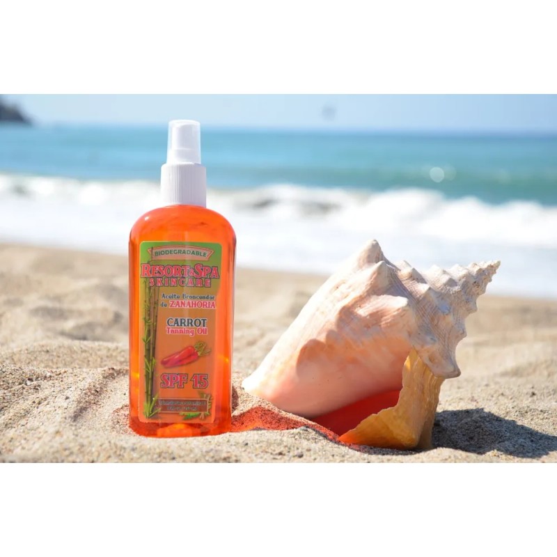 Bronceador De Zanahoria 100 % Biodegradable Fps 15 250 Ml.