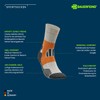 BAUERFEIND Trail Run Mid Cut Socks, Sunrise Peach