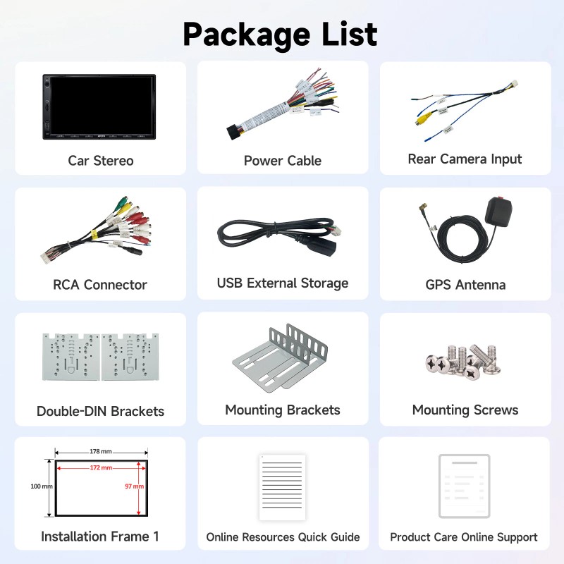 ATOTO 7" Double DIN ChatGPT Android Car Play Stereo Head