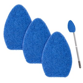 3 Pack tub and Tile Scrubber Replacement-Compatible with Scotch Brite tub and Tile Scrubber Refill. (Blue)