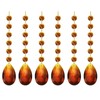 PATIKIL Teardrop Crystal Chandelier, 6 Pack 160mm Length Prisms Part