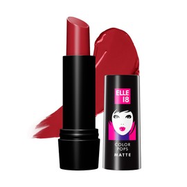 Elle 18 Color Pop Matte Lip Color, R34, Selfie Red, 4.3 g