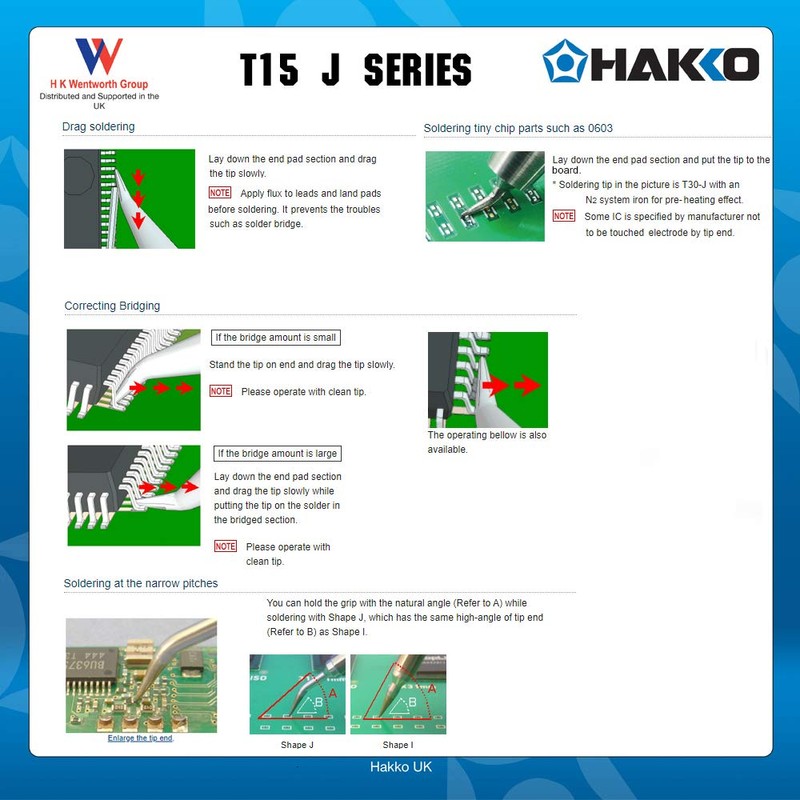 Hakko T15-JL02 Soldering Iron Tip