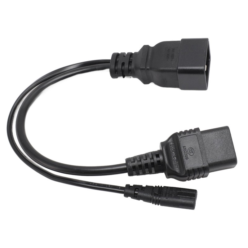 C20 to C7 C19 Y Splitter Power Plug Cord Single