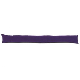 Classic Home Store Purple Velvet Draught Excluder French Patio Door Extra Long Soft Cotton Draft Stopper (5ft)
