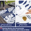 Waterproof 8x10 Outdoor Rug for Patio Reversible Plastic Straw Rug