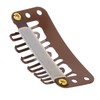 Broches para Peluca, 100 Piezas 6 Dientes Clips para Peluca