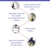 Salon Shampoo Bowl Sink Faucet Sprayer Kit Hot Cold Switch