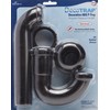 PF WaterWorks DecoTRAP Decorative ABS P-Trap (Kitchen/Bathroom) with Matching Wall