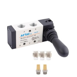 Hand Lever Valve AirTAC 4HA210-08 1/4"PT 5/2 Way Spring Return Manual Control Direct Acting Type Pneumatic Air