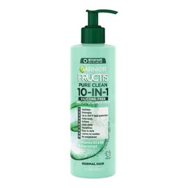 Garnier, Fructis Pure Clean 10-in-1 Care and Styling Leave In Cream, 12 Fl Oz