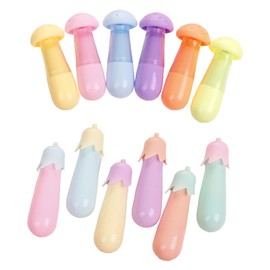 TopHomer 12PCS Mini Highlighter Assorted Colours Highlighter Pens Fluorescent Pens Bright Colours Markers for Kids and Adults, Journals, School, College, University or Office