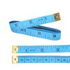 uxcell 2pcs 1.5M 4.92Ft 60" Tailor Seamstress Soft Plastic Flexible