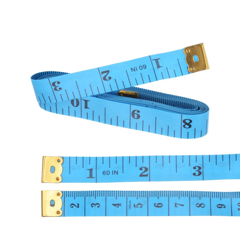 uxcell 2pcs 1.5M 4.92Ft 60" Tailor Seamstress Soft Plastic Flexible