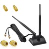 AQTAQ WiFi Antenna 2.4GHz 5GHz Dual Band Frequency Magnetic 6dBi