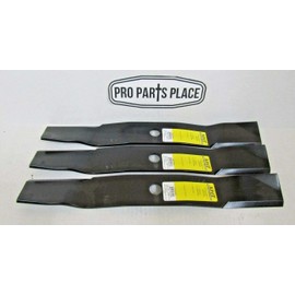 XHT 3 USA Blades Compatible with John Deere M136195 54" Z840A Z915B Z920M Z920R Z925A Z925A EFI