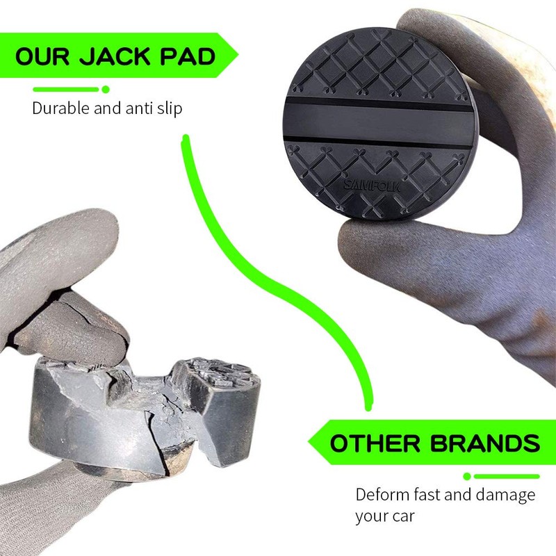 Car Jack Rubber Pad - Rubber Pad for Trolley Jack,