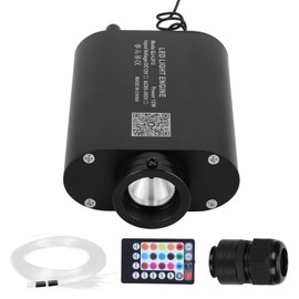 12W RGBW Control Remoto de Luz de Fibra óptica, Luz LED/Control de Voz/APLICACIÓN Iluminación de Techo de Estrella 300PCS cable óptico de música, decoración interior del