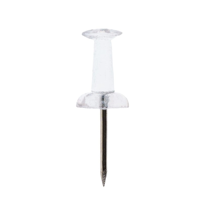 TSI 48310 Push Pins Pack of 35 Clear