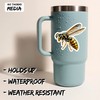 Wasp Sticker 4 Inch Wildlife Nature Cute Wasp Lover -