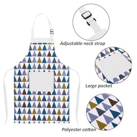 Adjustable Apron and Chef Hat Set for Cooking and Baking