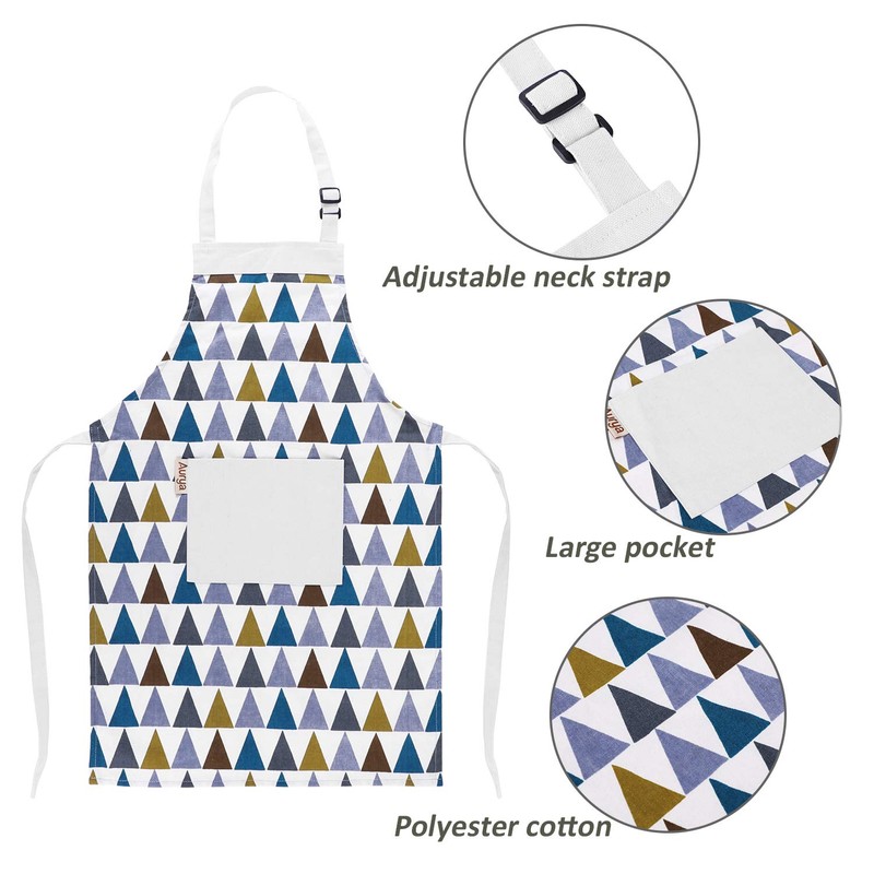 Adjustable Apron and Chef Hat Set for Cooking and Baking