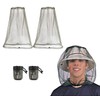 GWHOLE 2 Pack Mosquito Head Net Protector Face Neck Protection