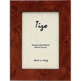 Tizo 5" X 7" Brown Wooden Frame, Made in Italy