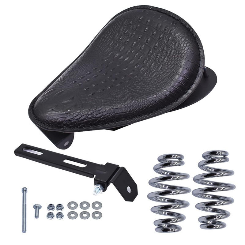LABLT Motocycle Solo Spring Seat with Seat Base Replacement for