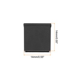 sourcing map 35pcs USB Port Cover Anti Dust PE USB Type-A Female Ports Protective Cover Protectors for PC Laptop, Black