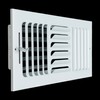 Fits 14x6 Duct Opening 3 Way Fixed Curved Blade Air