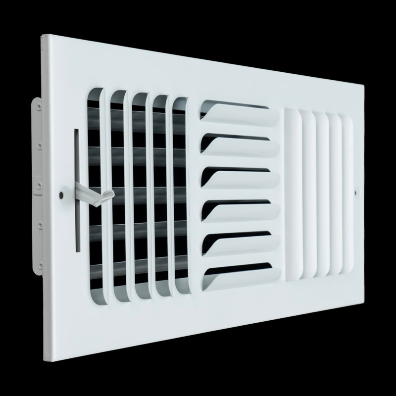 Fits 14x6 Duct Opening 3 Way Fixed Curved Blade Air