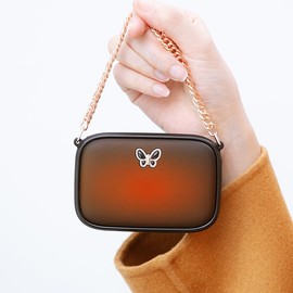 Handbag Shape Hand Warmer, Double Sided Hand Warmer Warmer, Reusable, Portable, Hot Hand Warmer, Gift for both Ladies and Men. - Color: Pink