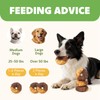 MON2SUN Dog Treats, 3-3.5 Inch Triple Flavor Wrapped Rawhide Donuts,