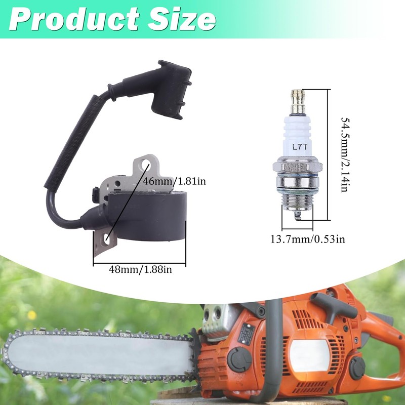 ADEFOL Ignition Coil with Spark Plug for STIHL 024 026