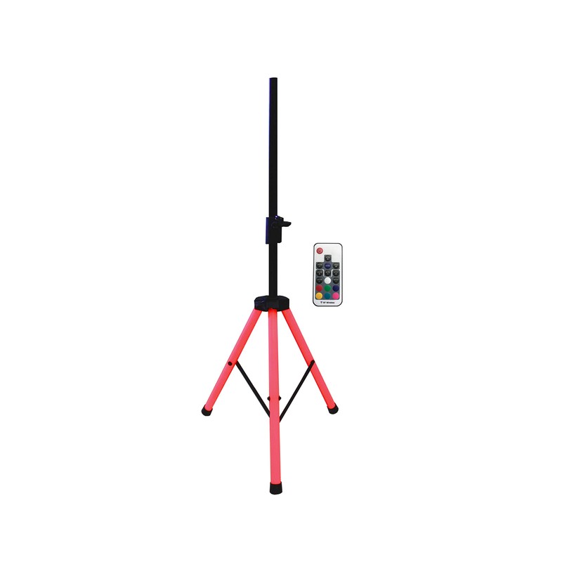 Mr. Dj SS700LED RGB LED Speaker Stand with Remote Control