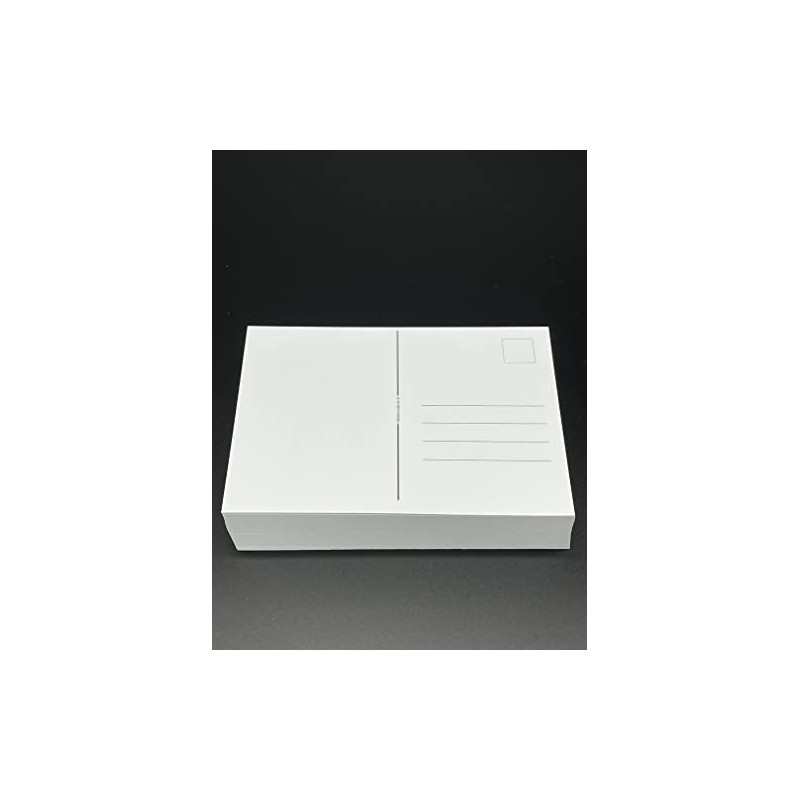 100 Postcards A6 with Address Field Impression. Perfect for Designing