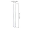 PATIKIL 13ml Plastic Test Tubes with Cork Stoppers, 5Pcs 150x15mm