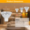 TaFiCo MR16 Halogen Bulbs, Dimmable Halogen Bulbs 12 V 35