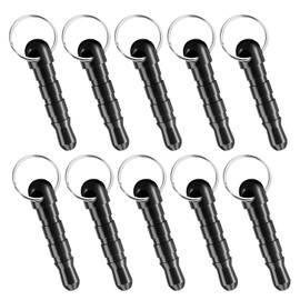 Earphone Jack, Cover, Earphone Jack, Accessories, Pack of 10, 0.14 inch (3.5 mm), Dustproof Plug, Waterproof Design, Dust Proof, Portable, Easy to Use