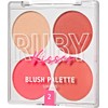 Ruby Kisses Bare Blusher Sweet Cheeks Palette (Livin Bare)