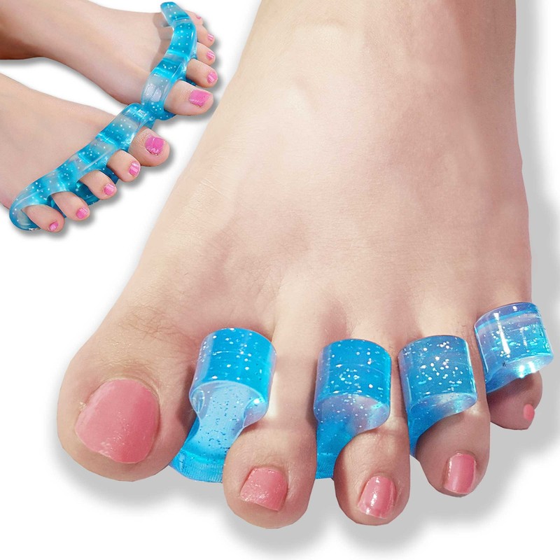 DR. JK- ToePal Gel Toe Separator, 2 Pairs, Toe Spacers,