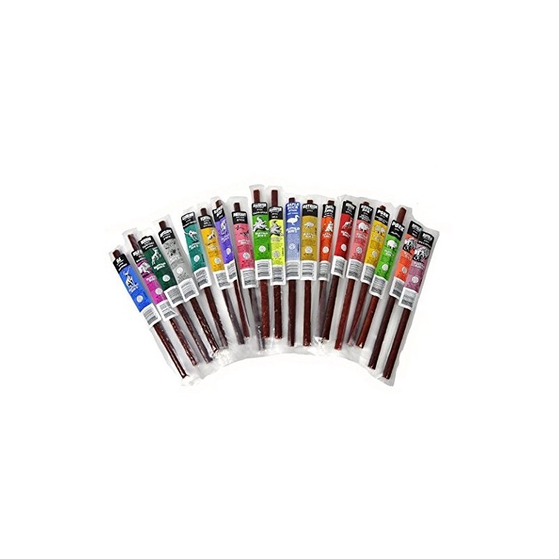 10 Piece Game Jerky Sticks Alligator-elk-buffalo-kangaroo-ostrich-pheasant-venison-wild Boar Variety Pack