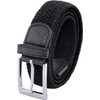 Ashford Ridge Mens 33mm (1.25") Elastic Webbing Belt (Black, 3XL)