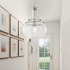WUZUPS Chandelier Rustic Farmhouse Industrial Round Ceiling Pendant LED Light