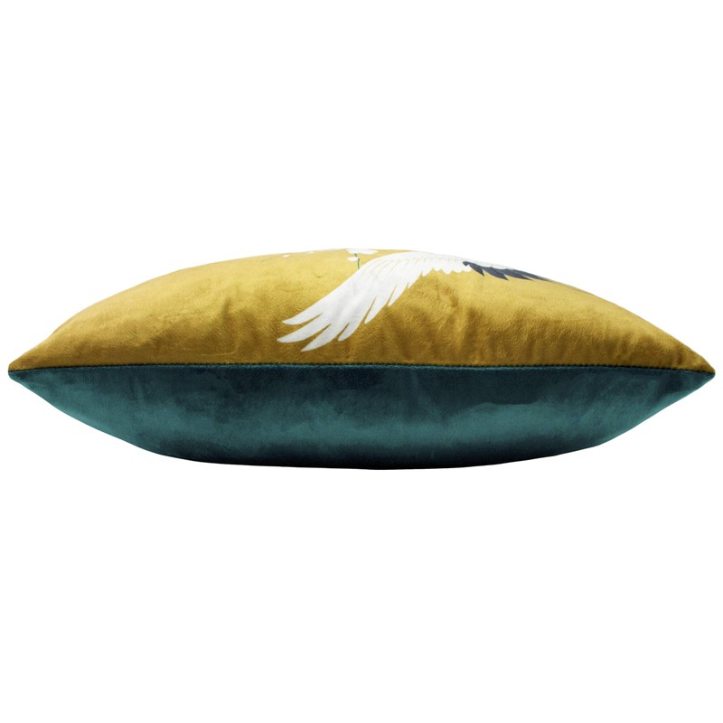 Paoletti Kensho Cushion Cover, Gold, 50 x 50cm