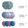 METHEDEECO Round Paper Lanterns Beach Ocean Blue Theme Marine Shell