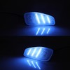 GTINTHEBOX Clear Lens Ice Blue LED Side Marker Light Lamps
