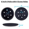 6 Inch Replacement Sander Pads, 6 Holes Hook and Loop