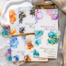 90 Pcs Scrapbooking Stickers Set, Scrapbook Stickers for Star, Scrapbooking Accessories for Junk Journaling, Bullet Journal, Painting, Planners, Mobile Phones, Photo Albums